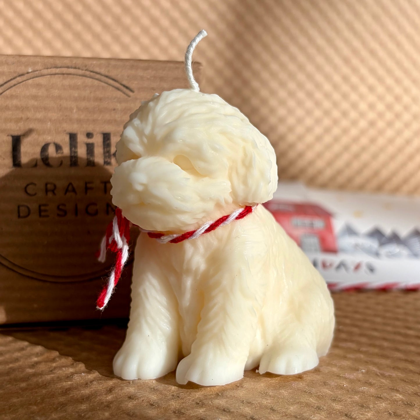 Cute Puppy Candle
