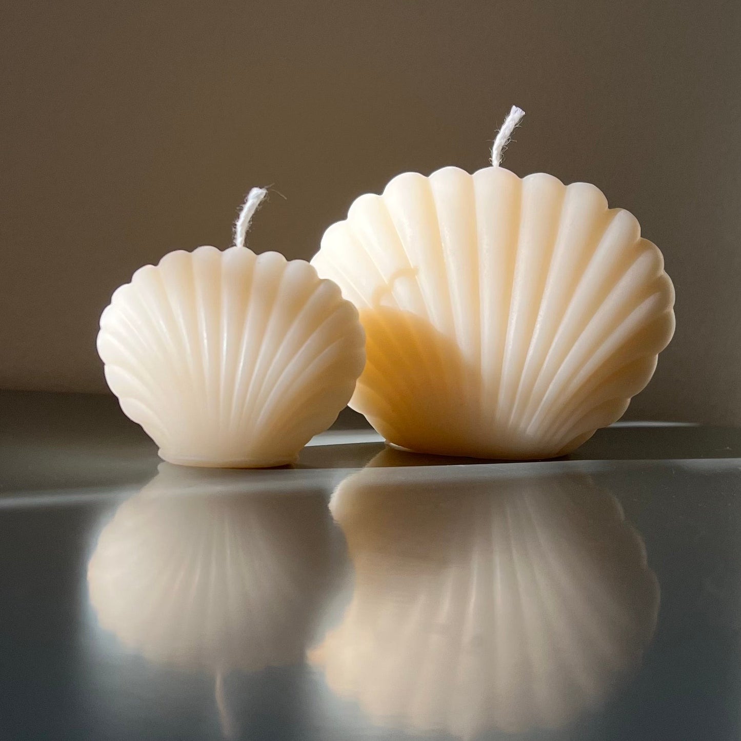 Scented Seashell Candle, Set of 2