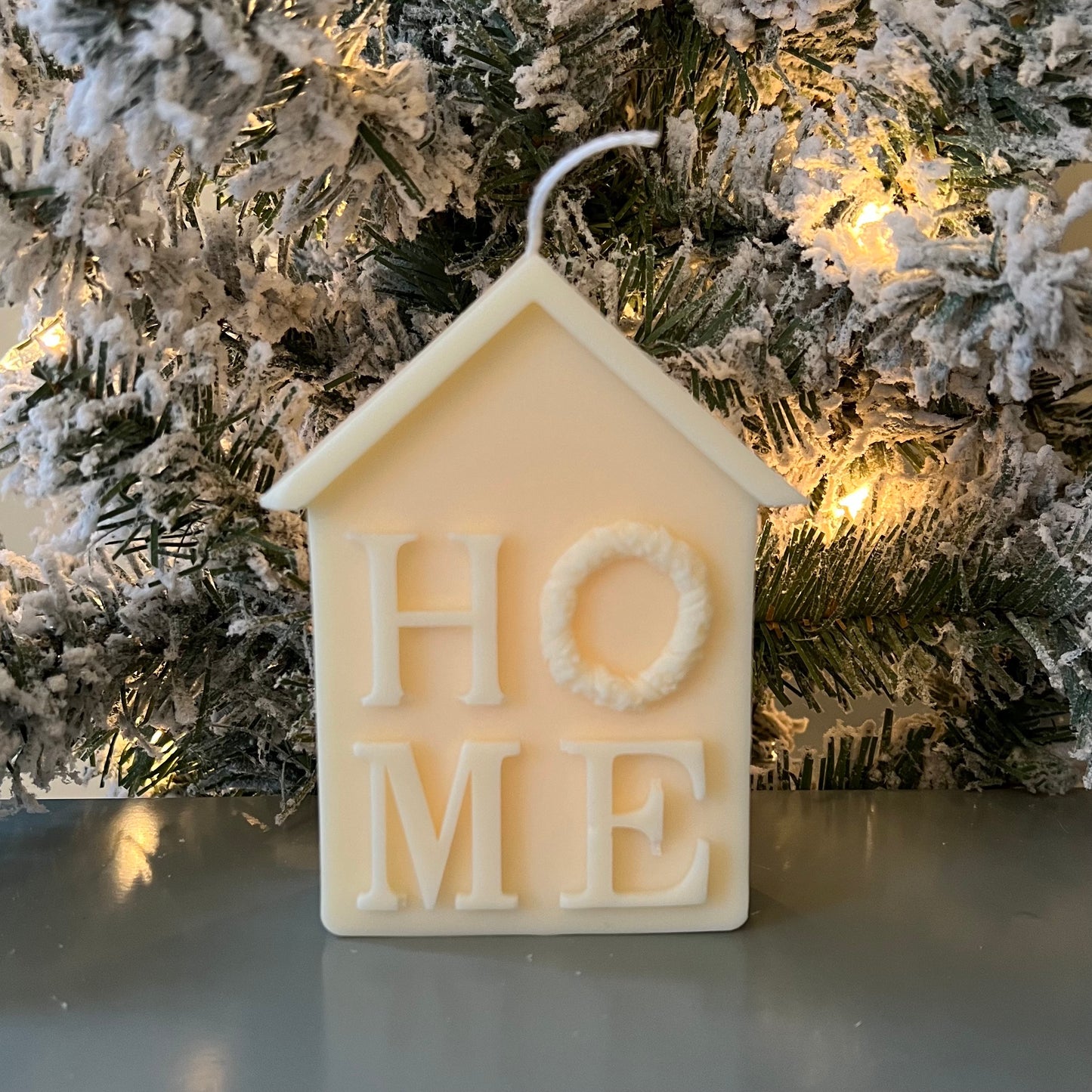 Christmas House Candle