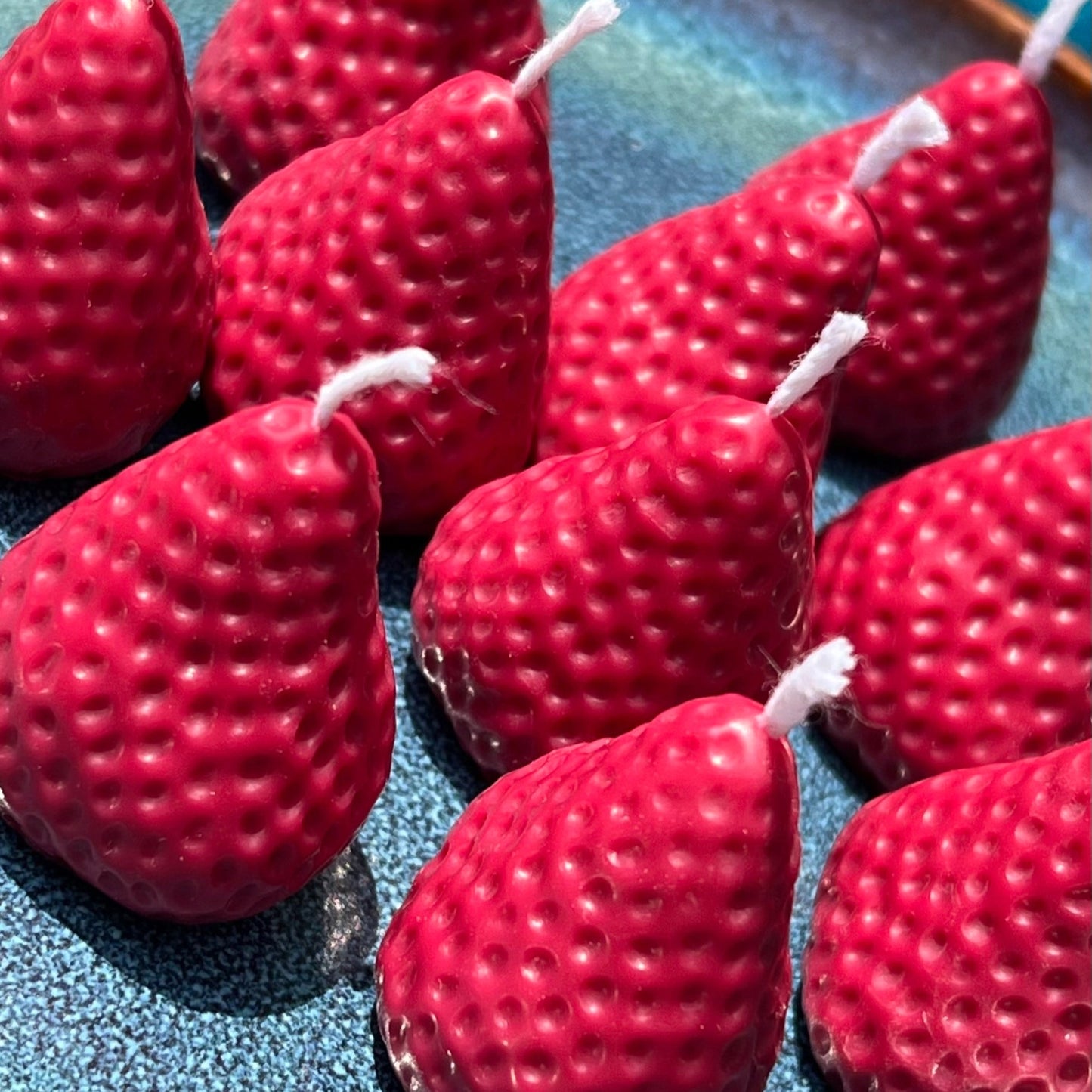Birthday Cake Strawberry Candles, Set of 5 or 10