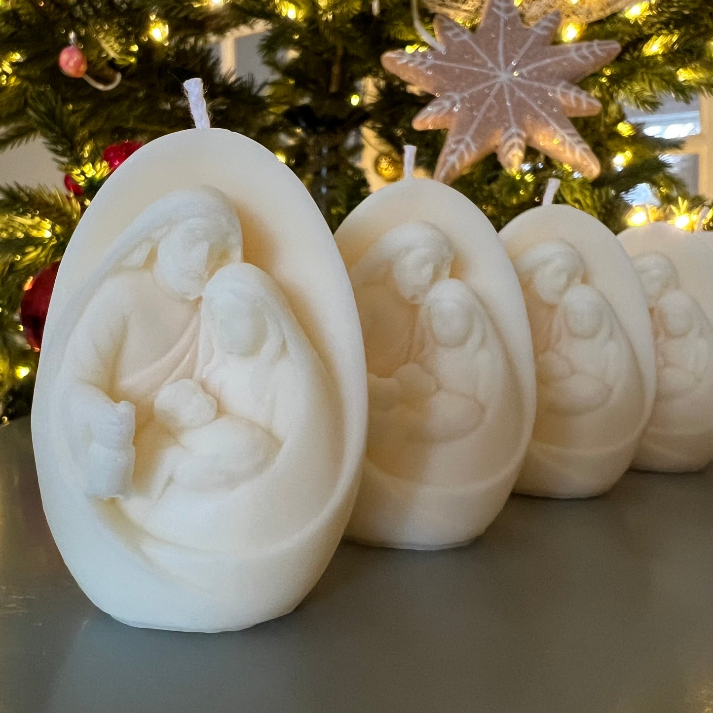 Novelty Jesus Candle is made from soy wax