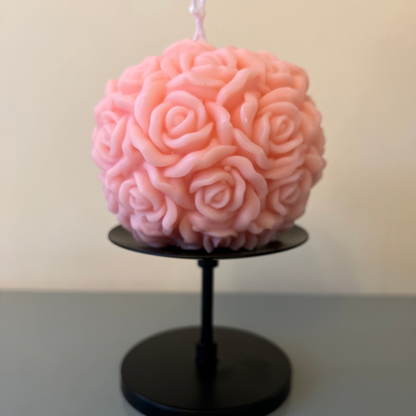 Rose Ball Soy Wax Candle | Valentine's Day Candle