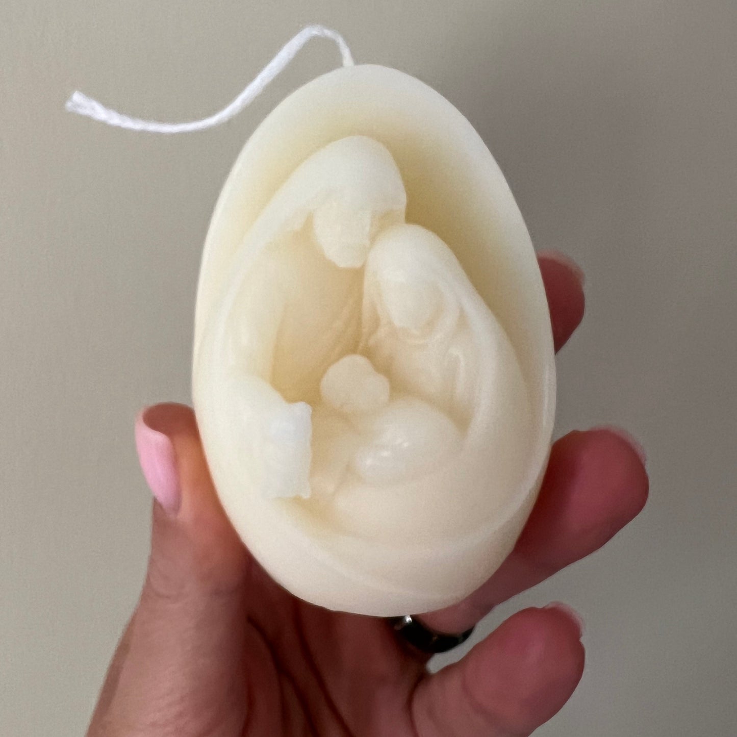 Novelty Jesus Candle is made from soy wax