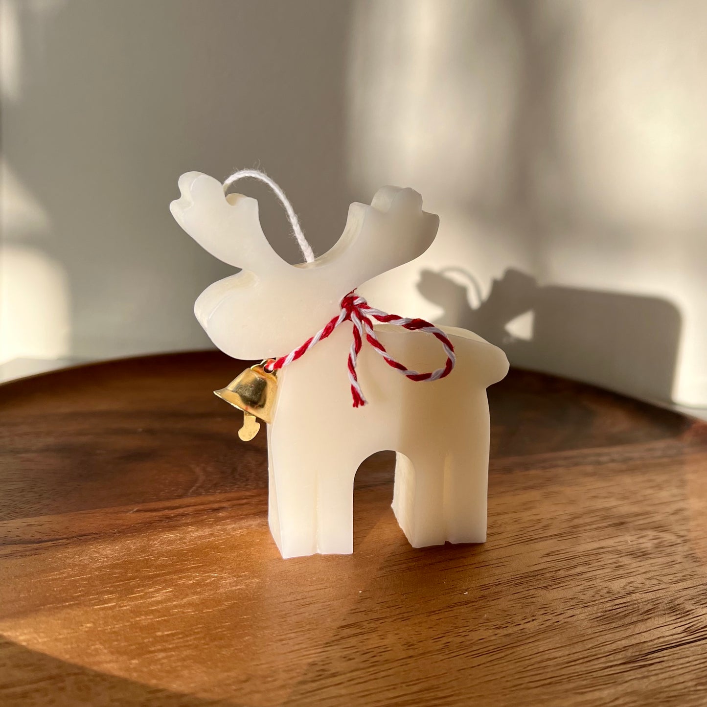Reindeer Christmas Candle