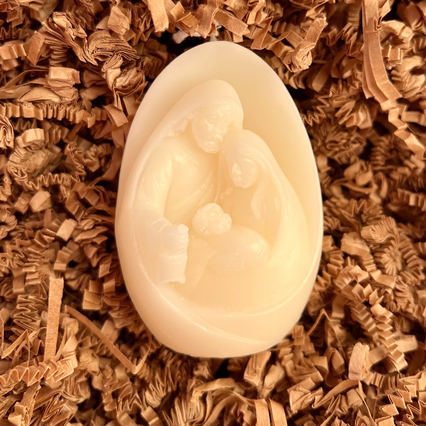 Novelty Jesus Candle is made from soy wax