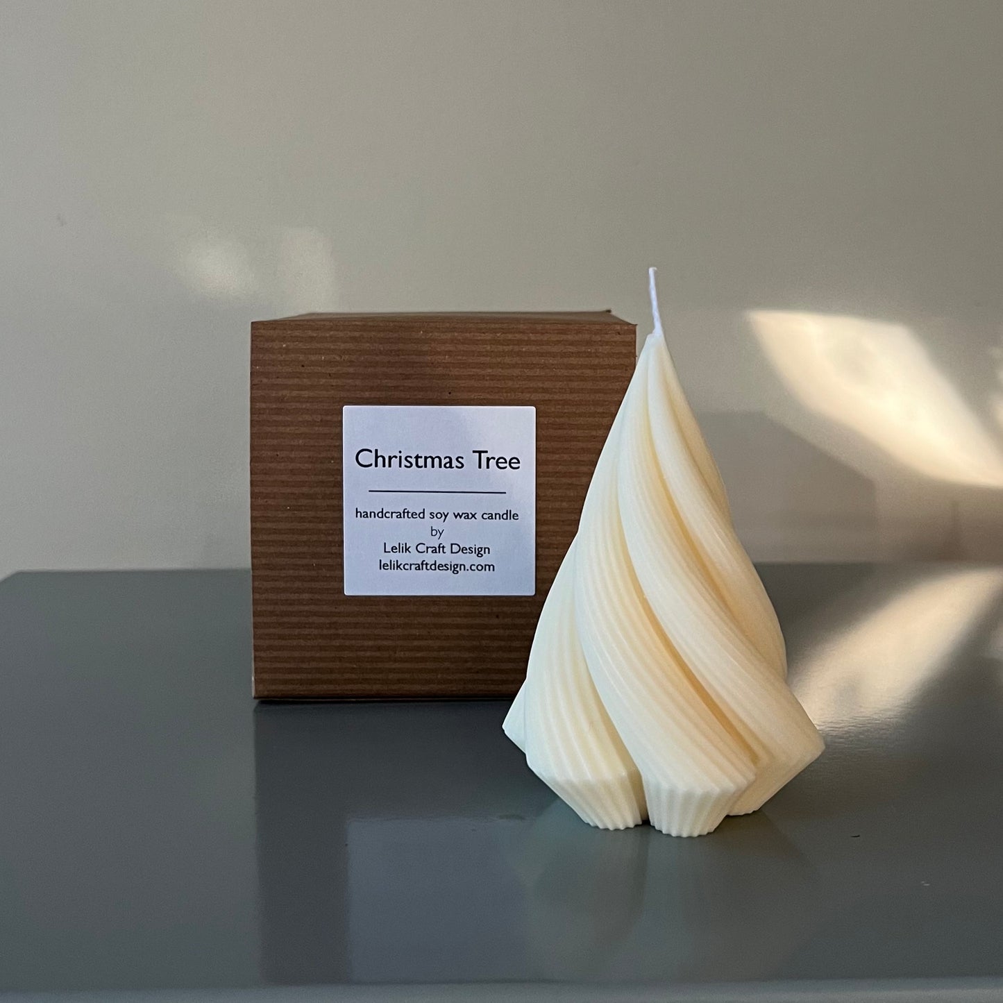 Twisted Christmas Tree Candle