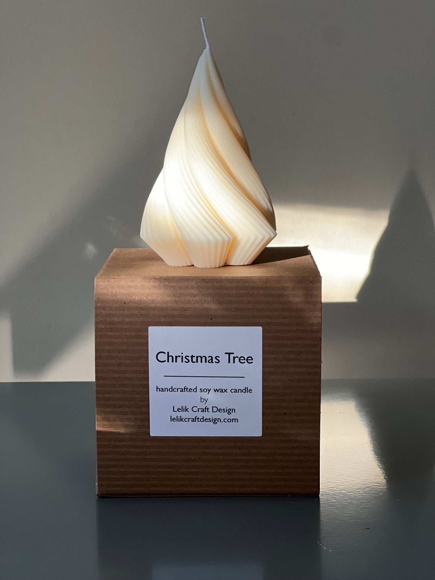 Twisted Christmas Tree Candle