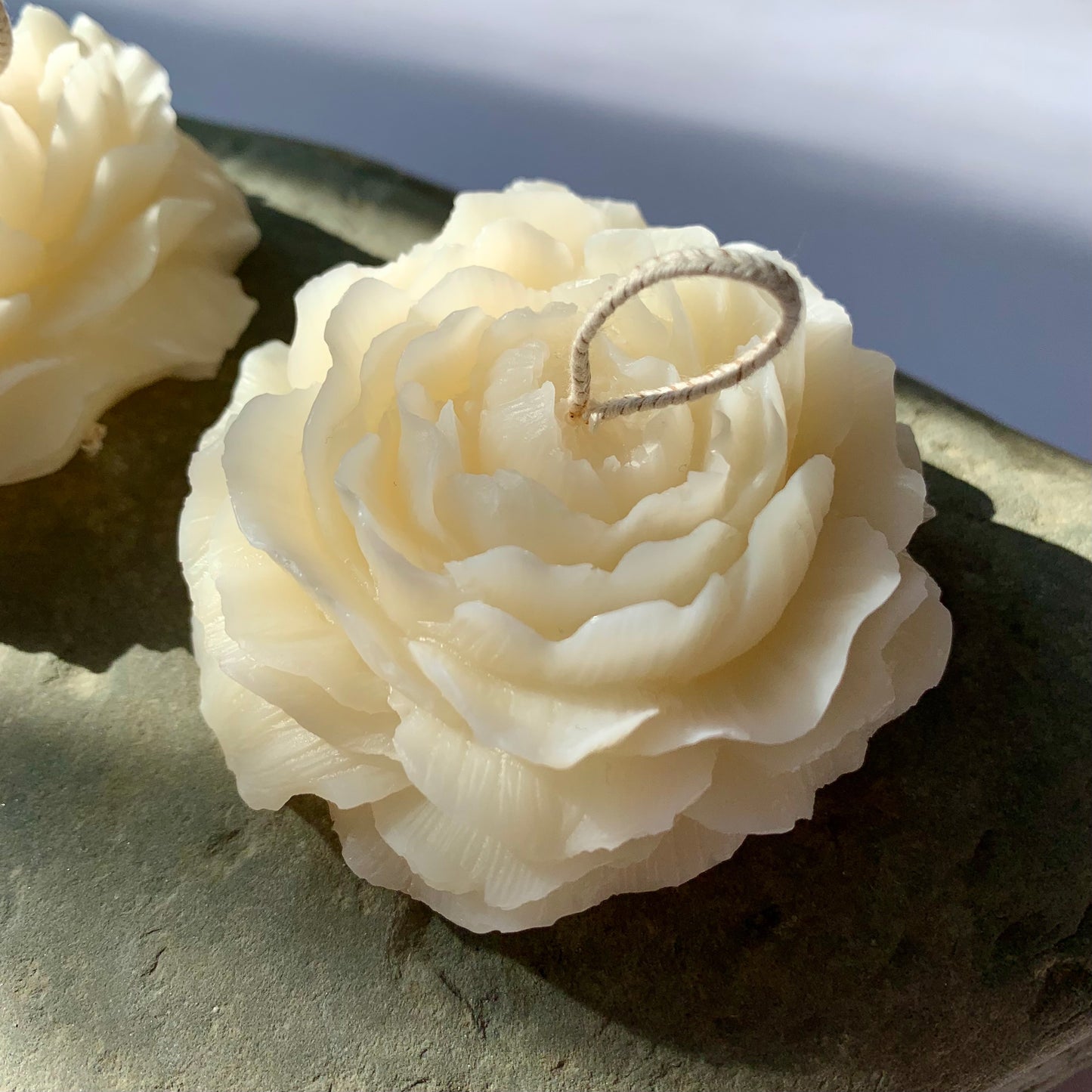 Peony Flower Candle