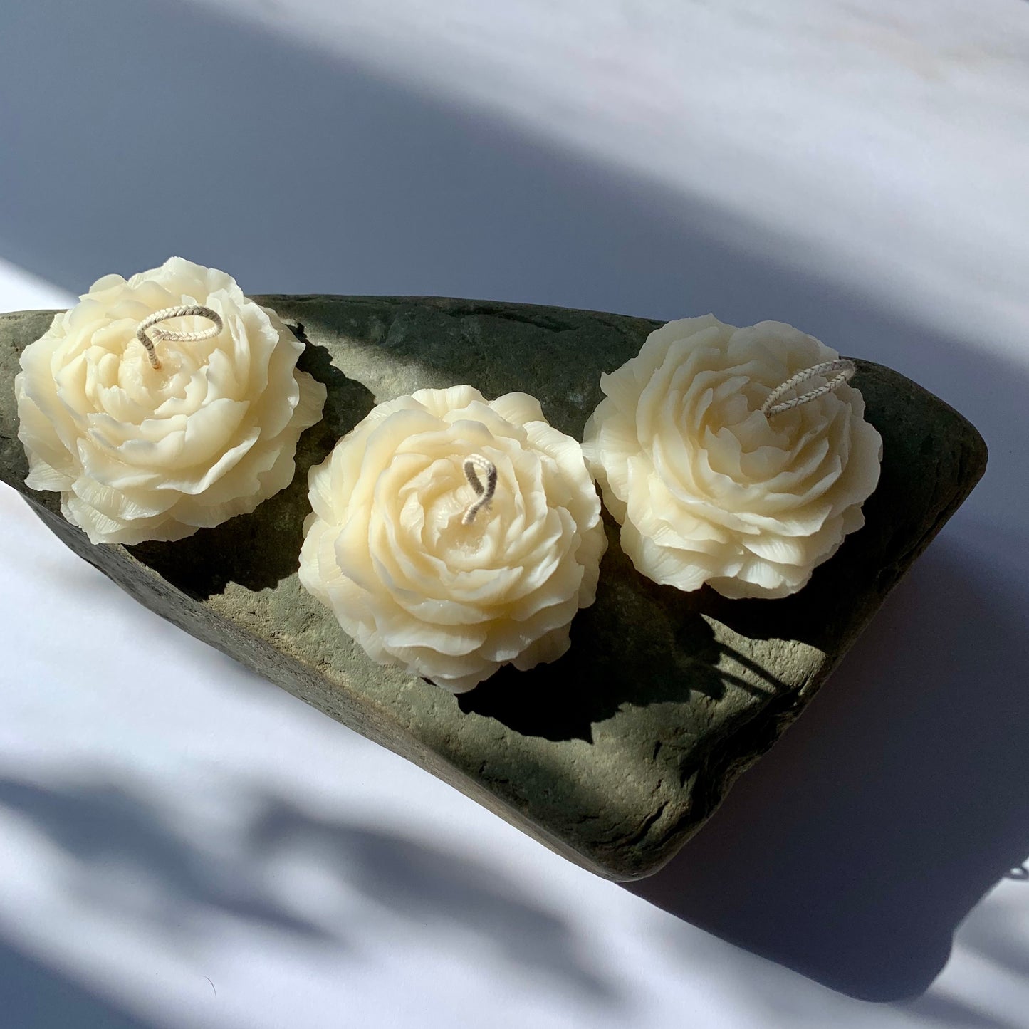 Peony Flower Candle
