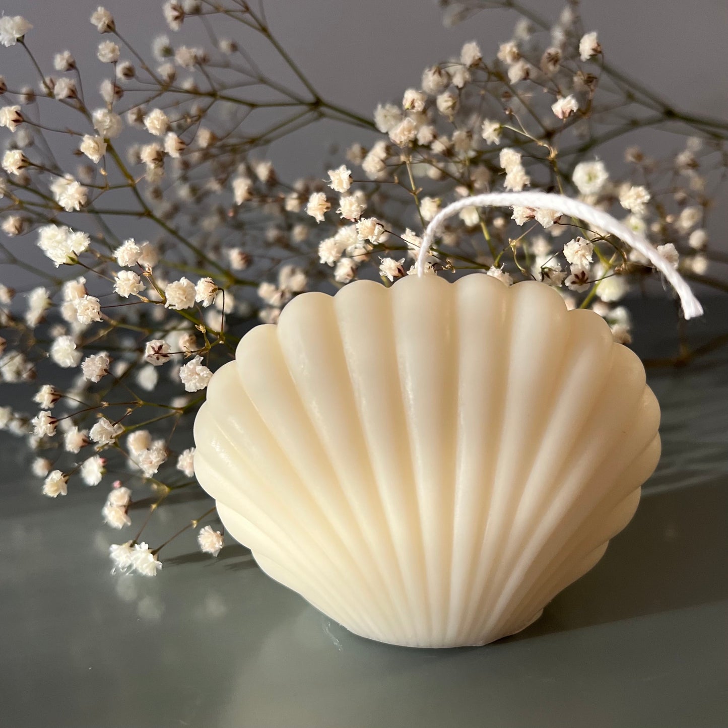 Scented Seashell Candle, Set of 2