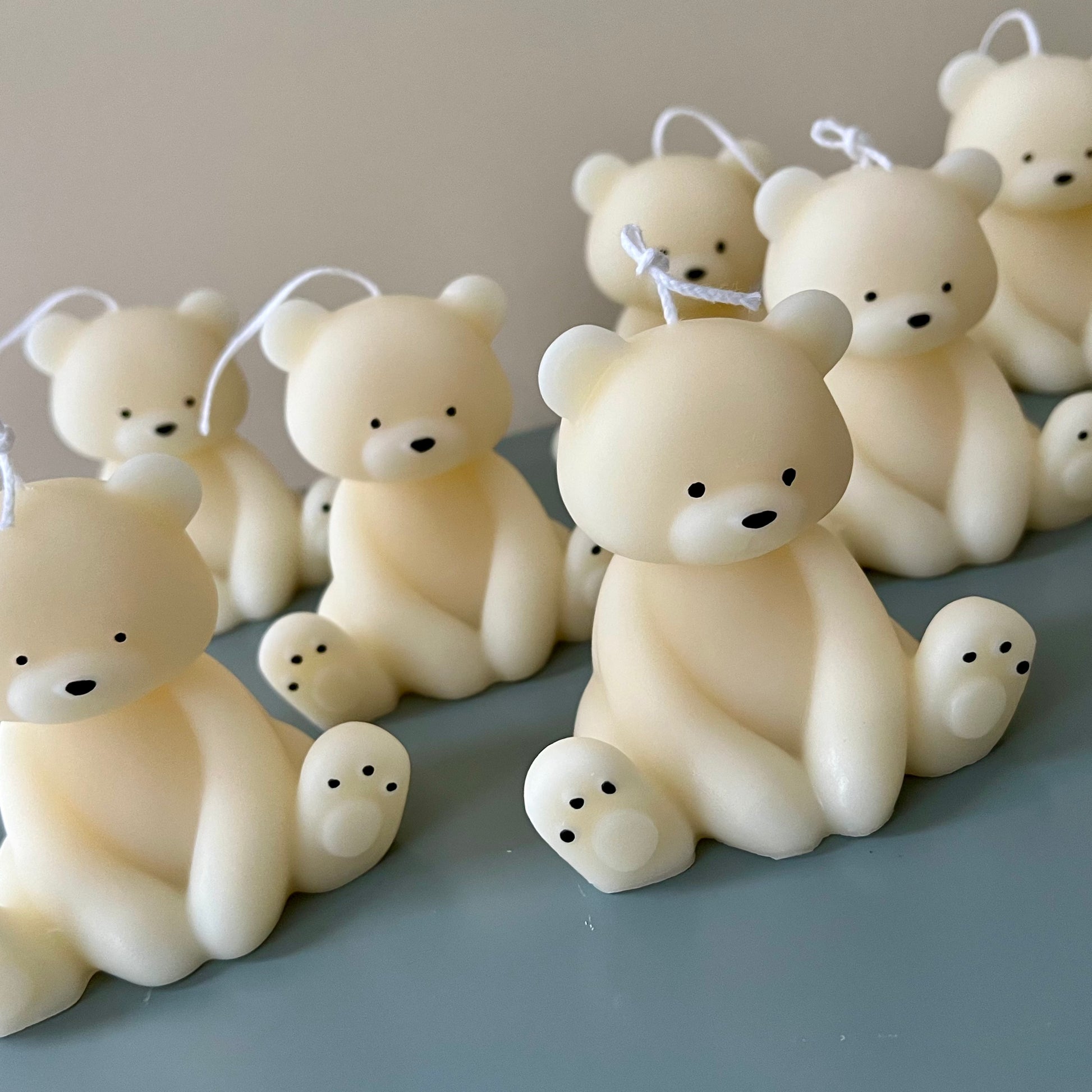 Bear Scented Candle Soy Wax Cute Baby Shower Candles Bear - Temu
