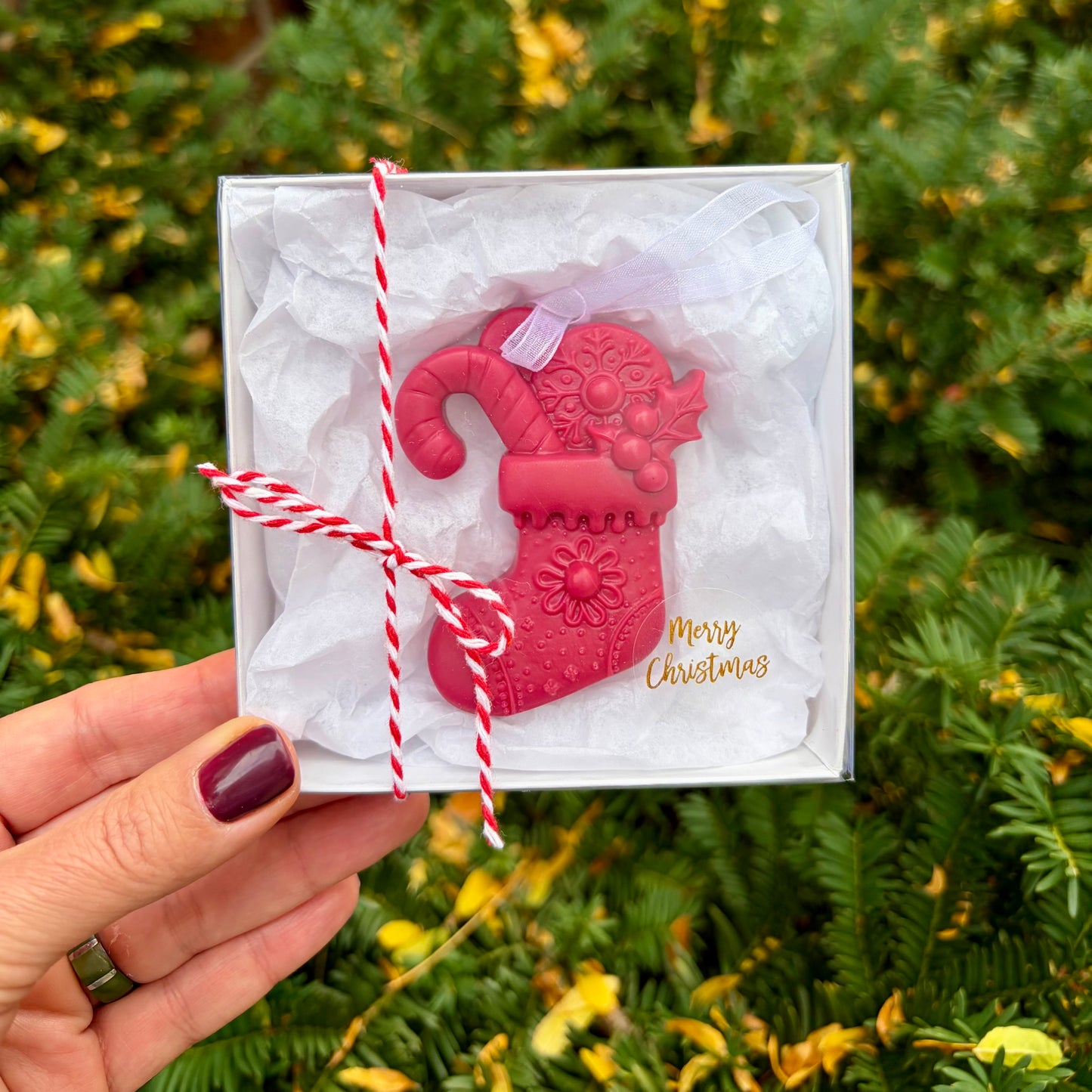 Scented Wax Sachet | Christmas Scented Candle Ornament