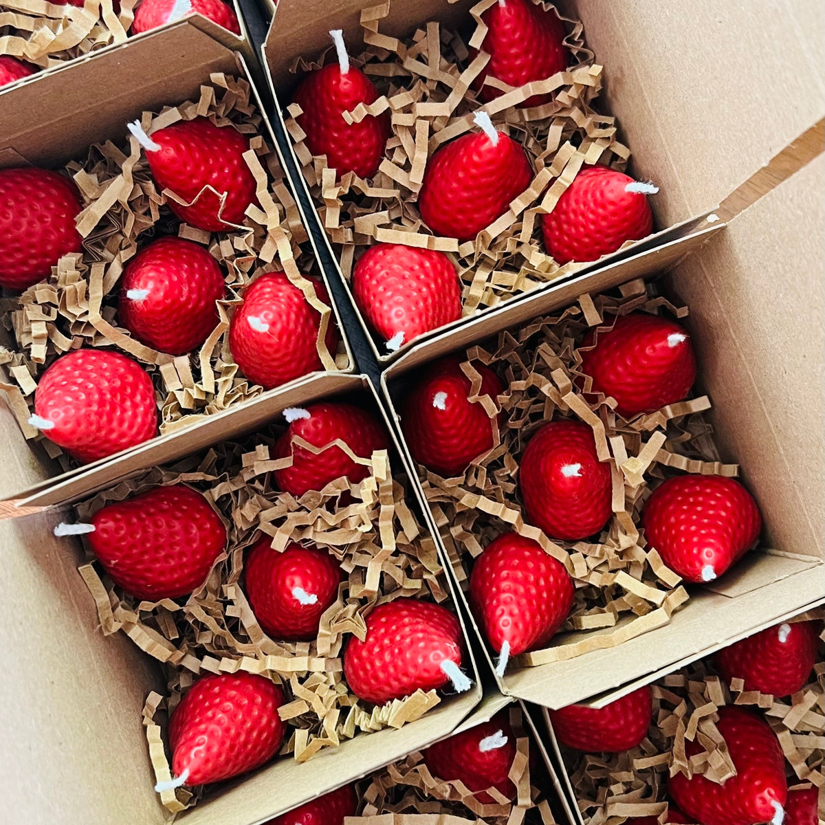 Birthday Cake Strawberry Candles, Set of 5 or 10