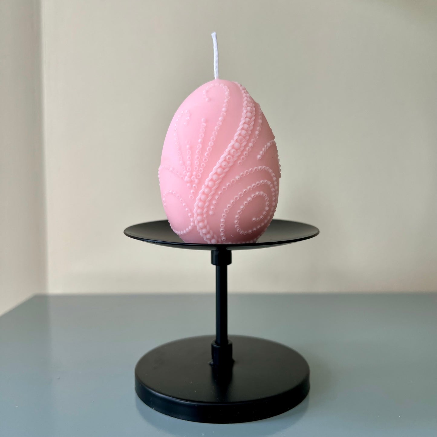 Large Easter Egg Candle | Easter Table Decor