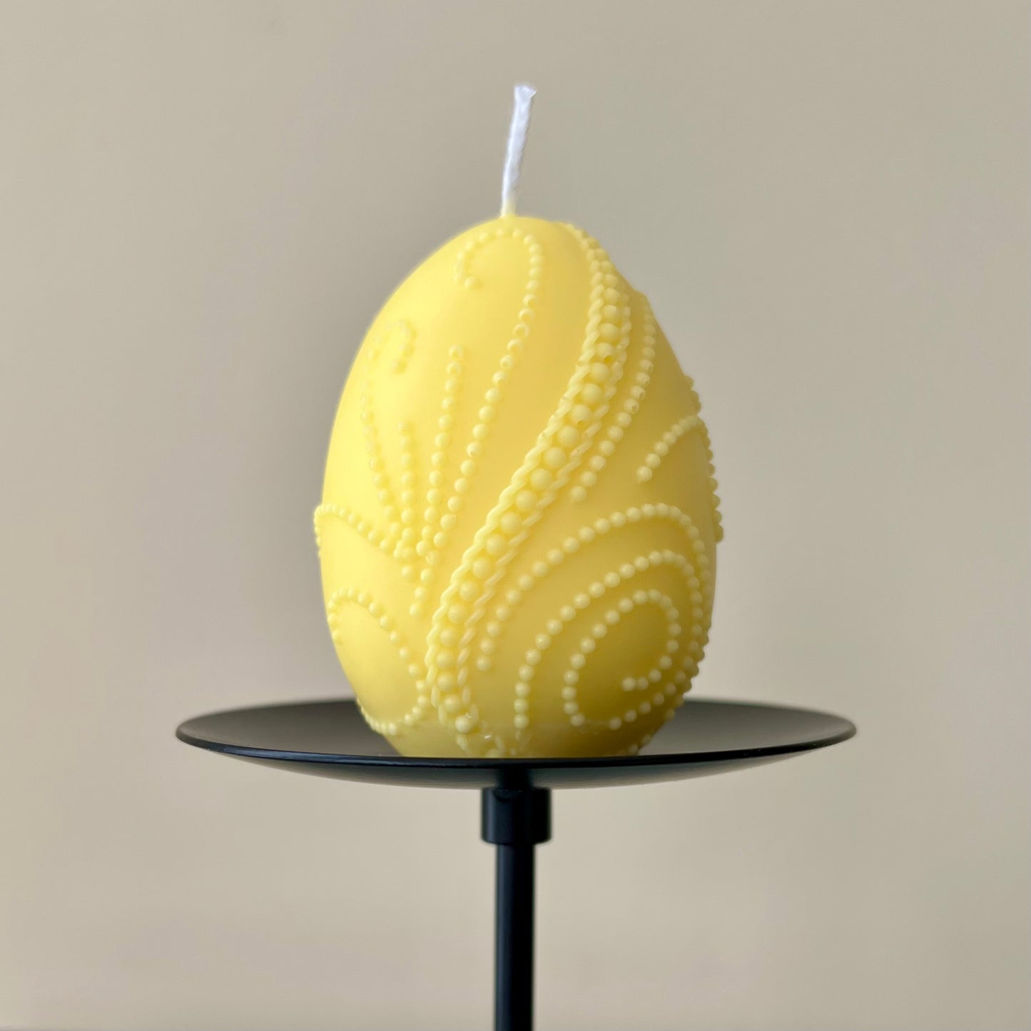 Large Easter Egg Candle | Easter Table Decor