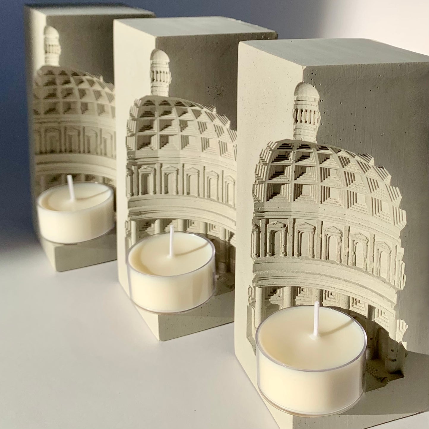 Bookend  Pantheon Candle Holder