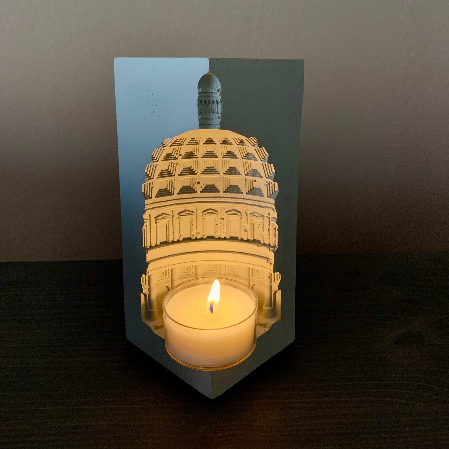 Bookend  Pantheon Candle Holder