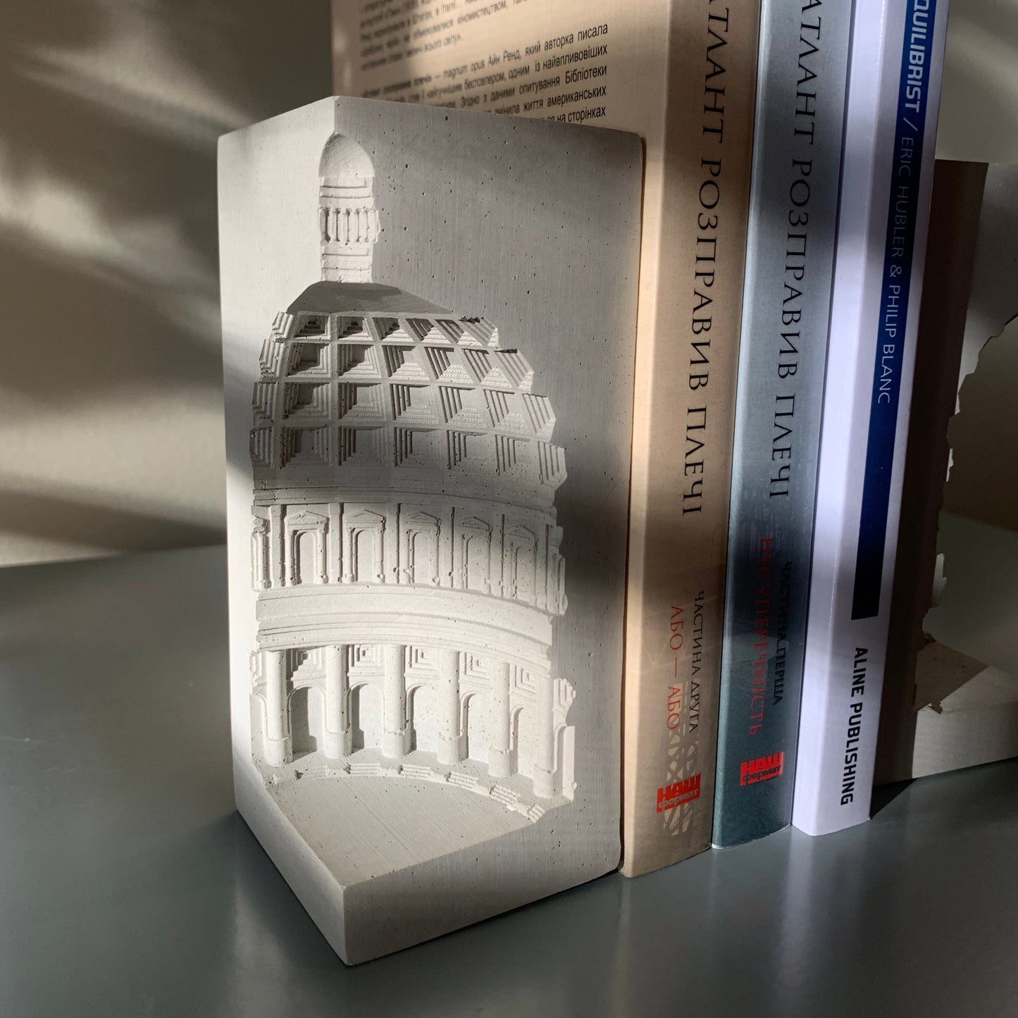 Bookend  Pantheon Candle Holder